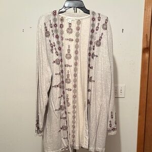 Embroidered Cardigan